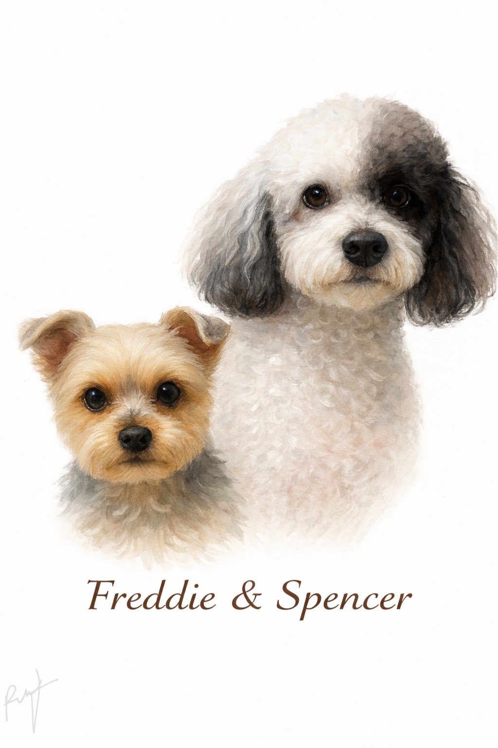 Custom Pet Portrait: Pet Memorial Art