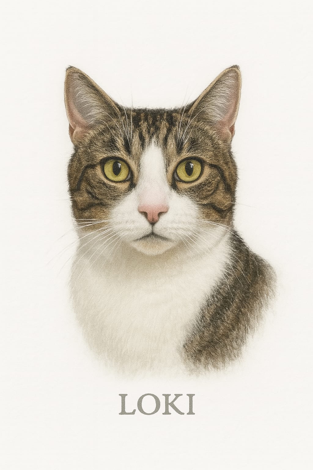 Custom Cat Portrait from Photo