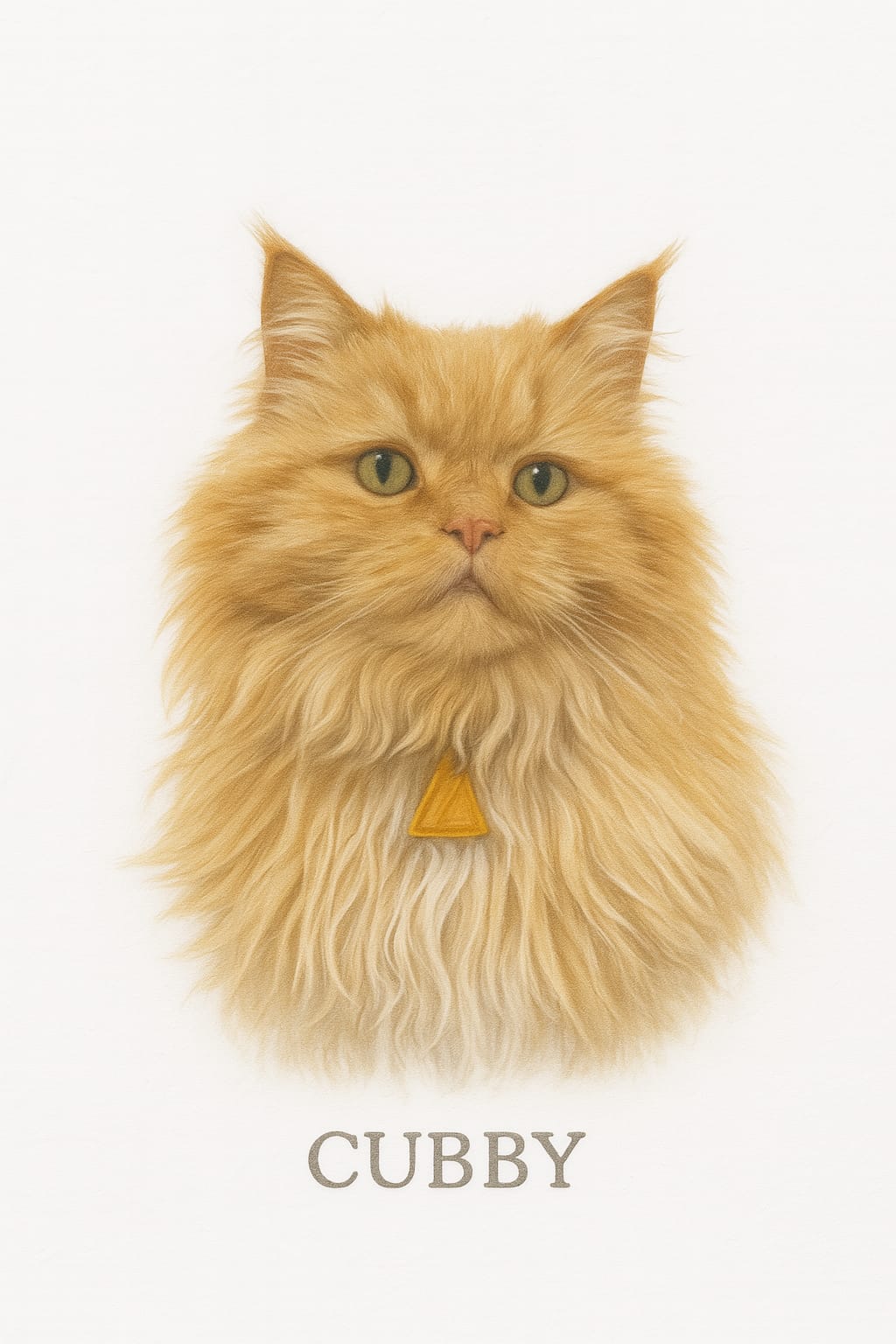 Custom Cat Portrait from Photo