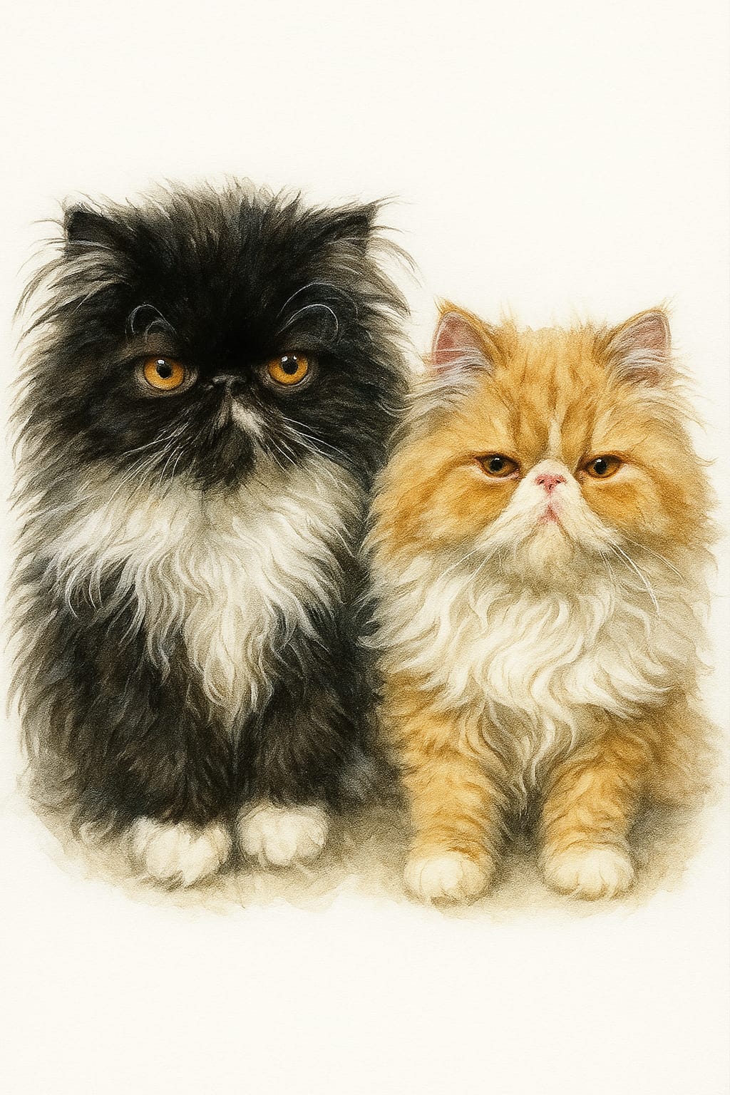 Multiple Pet Portrait from Photo