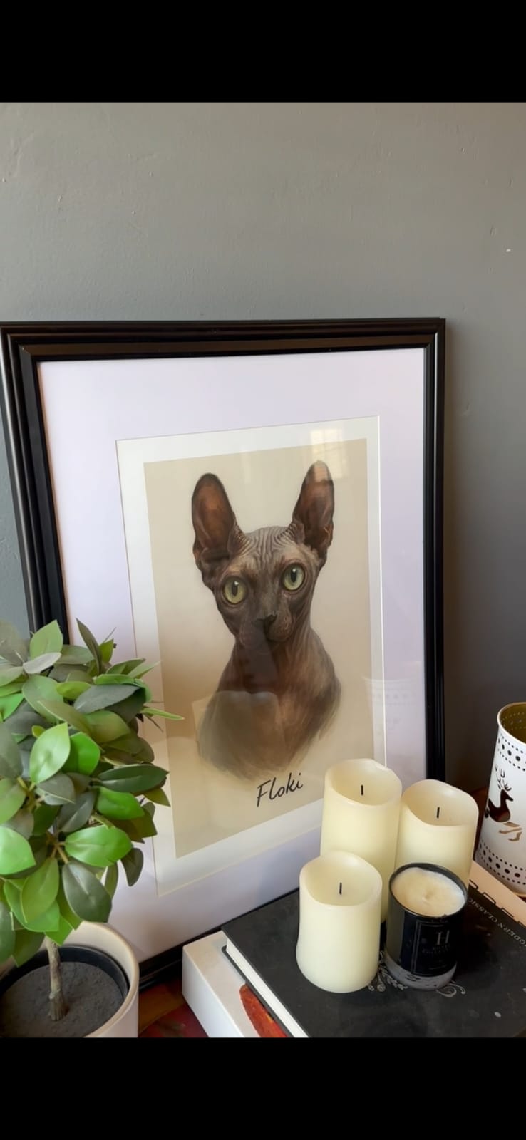 Custom Pet Portrait: Pet Memorial Art