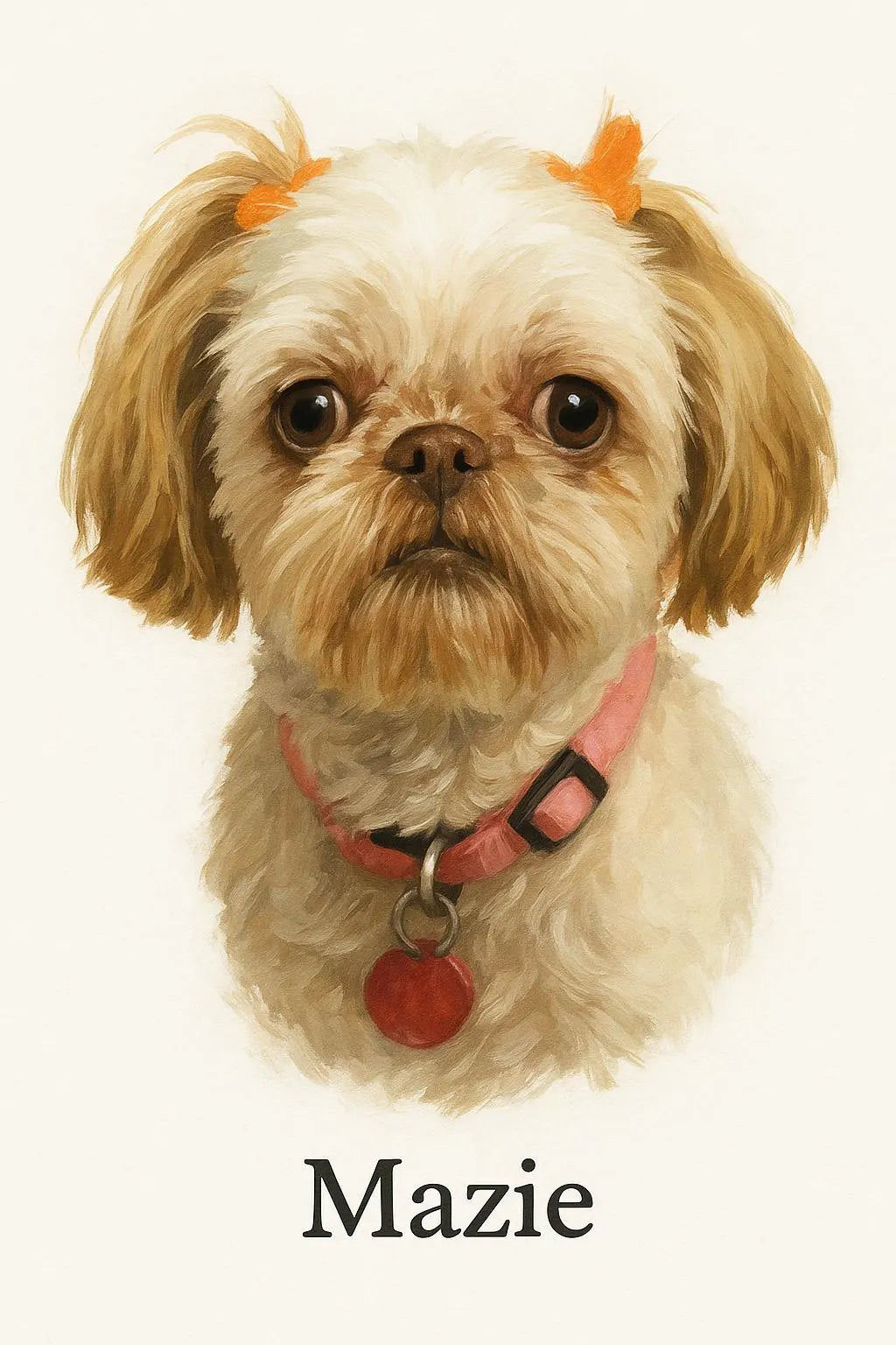 Custom Dog Portrait from Photo