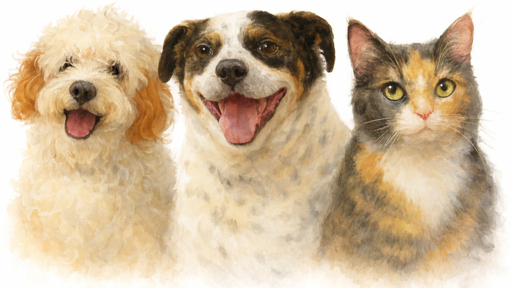 Personalized Pet Portrait: A Beautiful Artwork from Your Photo