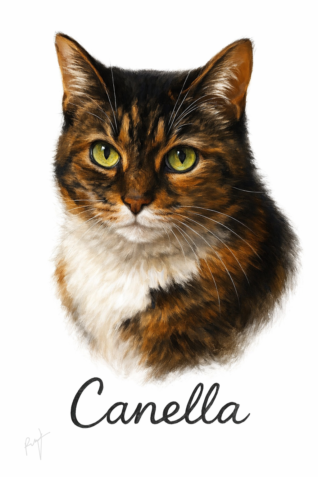 Personalized Pet Portrait: A Beautiful Artwork from Your Photo