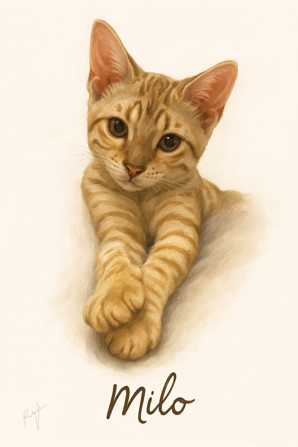 Personalized Pet Portrait: A Beautiful Artwork from Your Photo