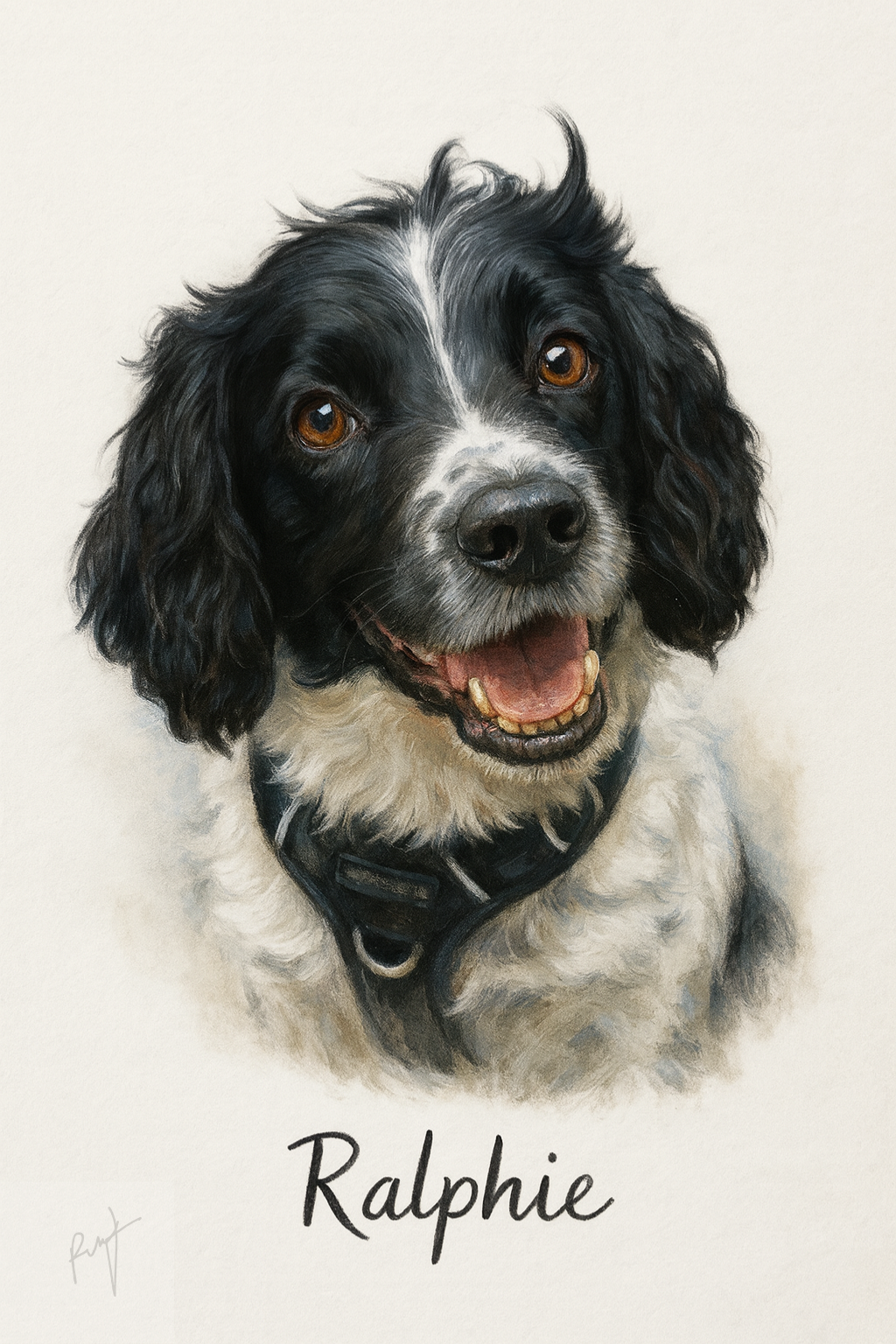 Personalized Pet Portrait: A Beautiful Artwork from Your Photo