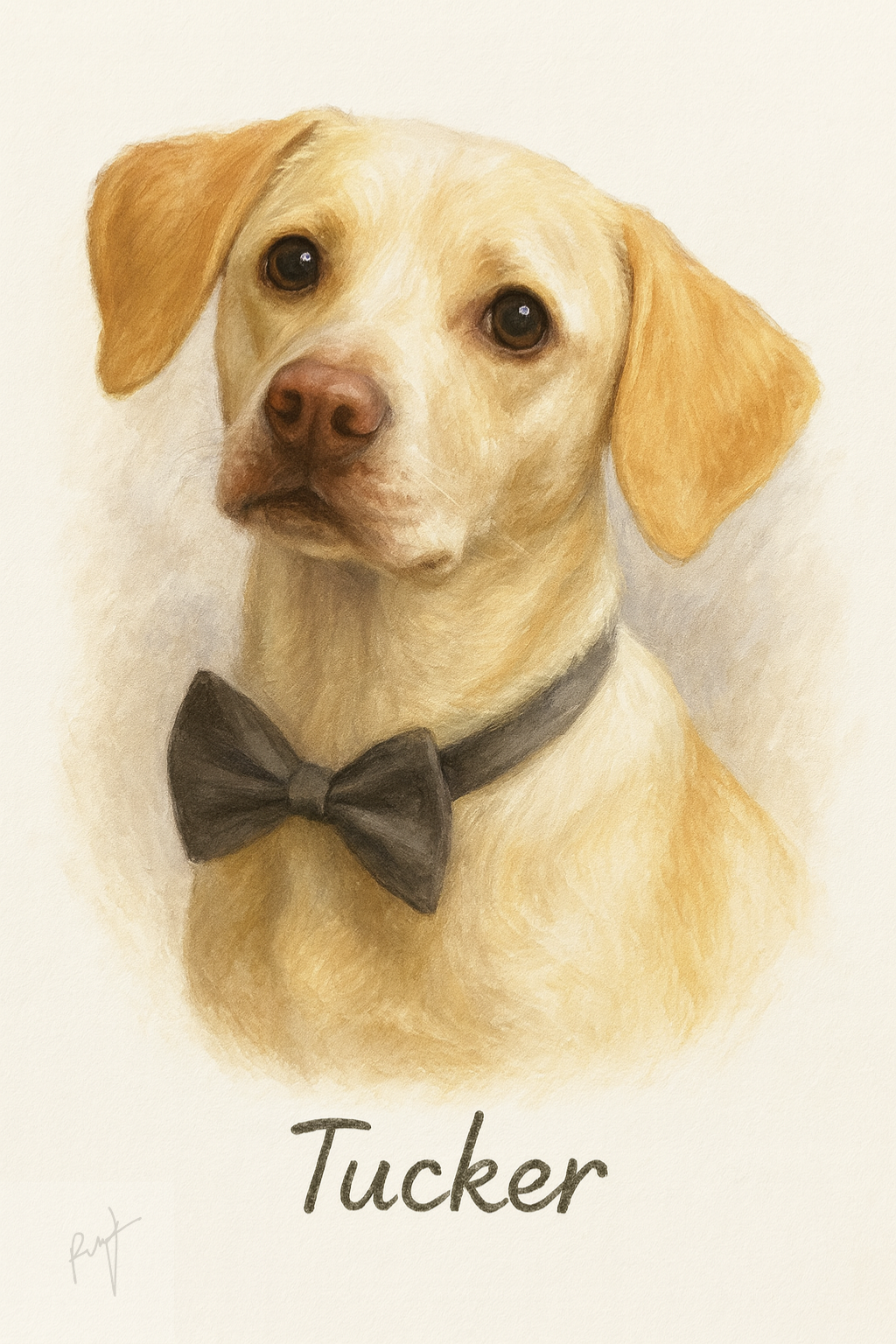 Personalized Pet Portrait: A Beautiful Artwork from Your Photo
